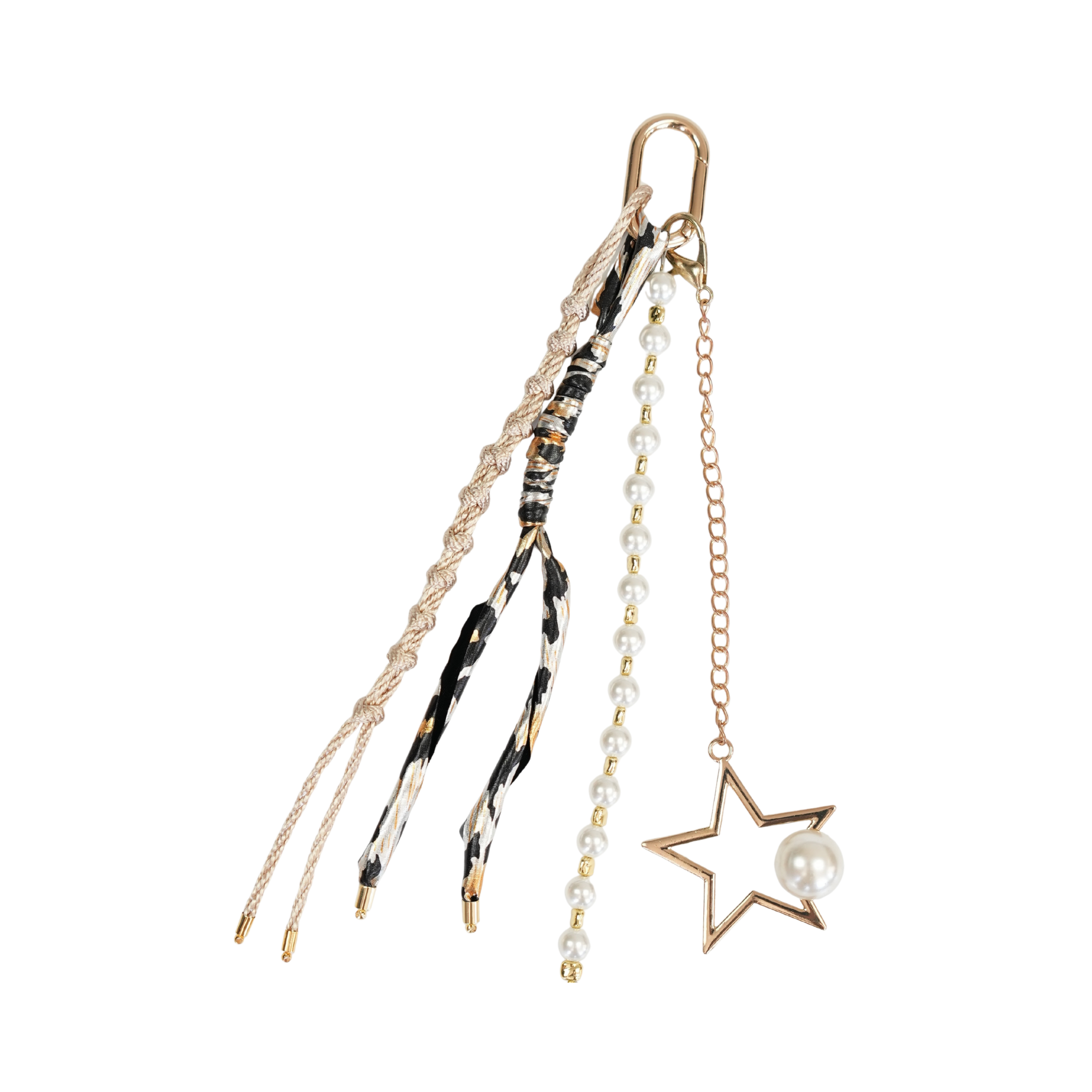 Leopard El Yapımı Örgü Dokulu Çanta Süsü – RopeCharm (Bag Charm) | Happyangels