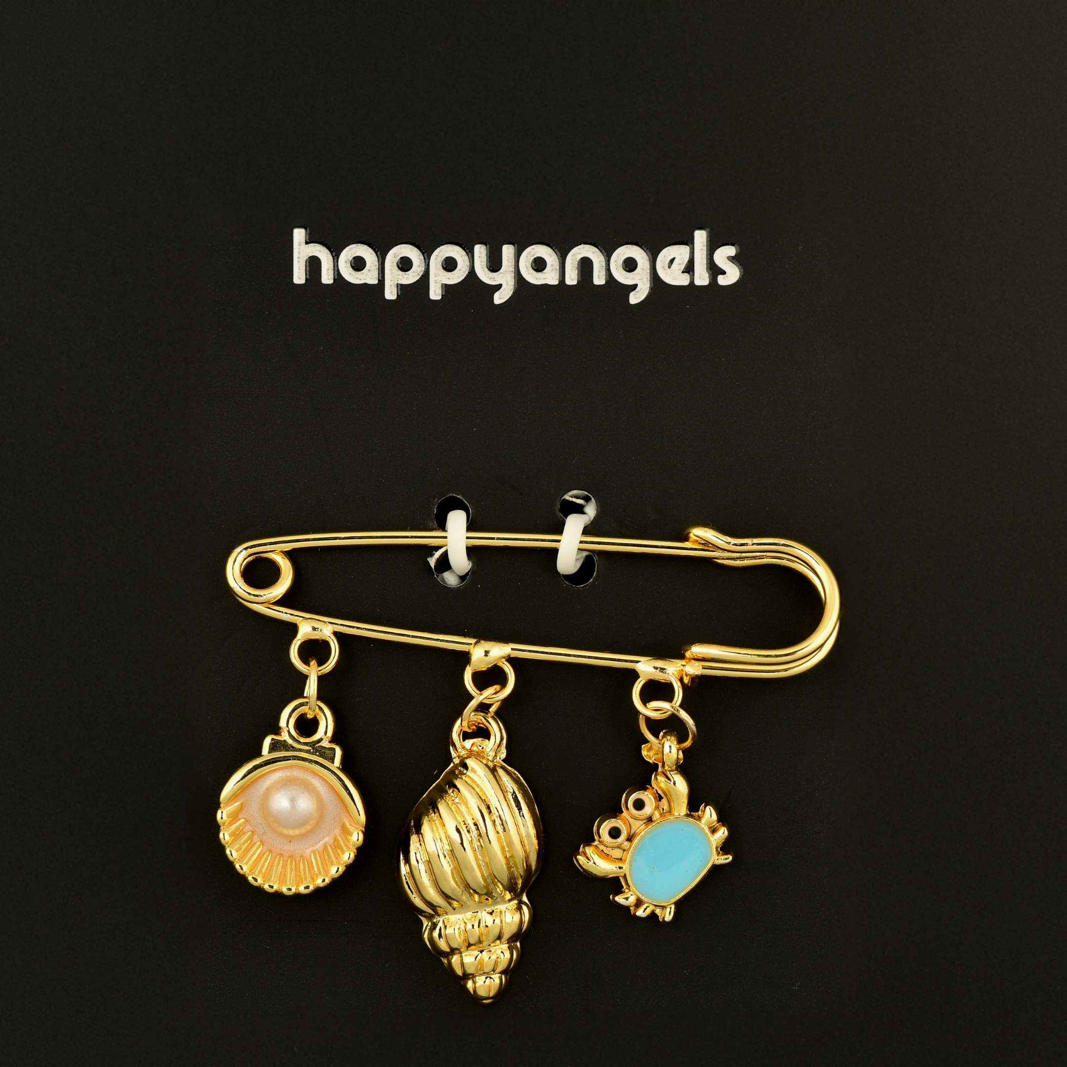 Ocean Soul Çengelli İğneli Giyim & Çanta Süsü – PinCharm (Bag Charm) | Happyangels