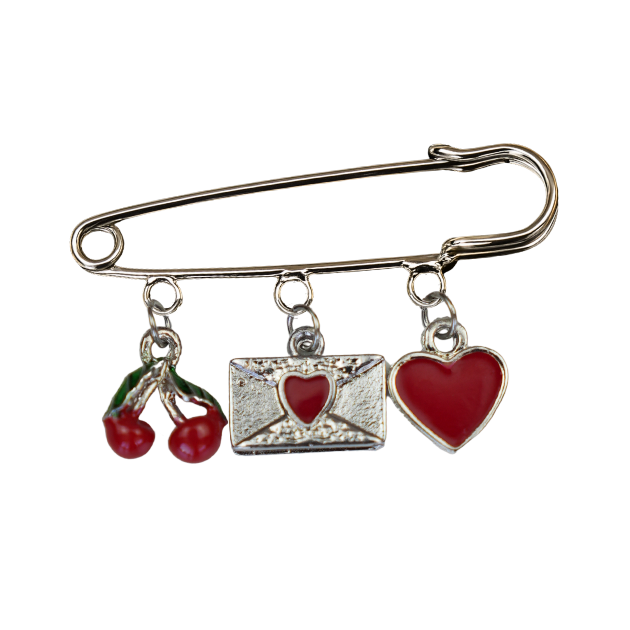 Love Çengelli İğneli Giyim & Çanta Süsü – PinCharm (Bag Charm) | Happyangels