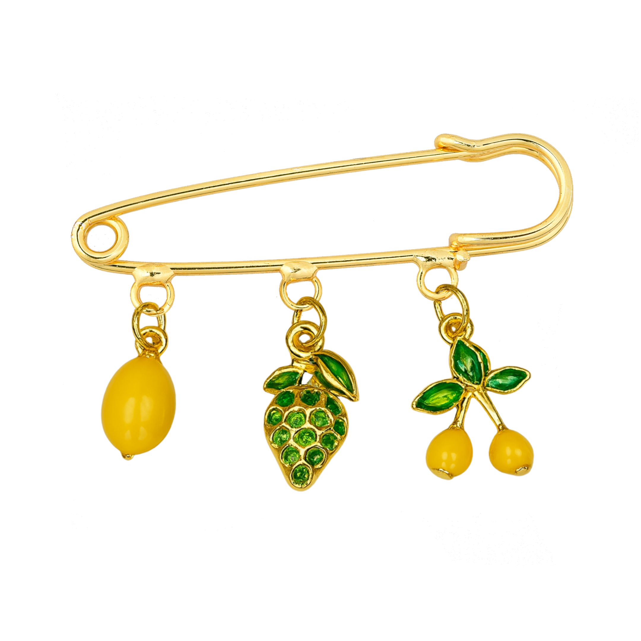 Fruit Jam Çengelli İğneli Giyim & Çanta Süsü – PinCharm (Bag Charm) | Happyangels