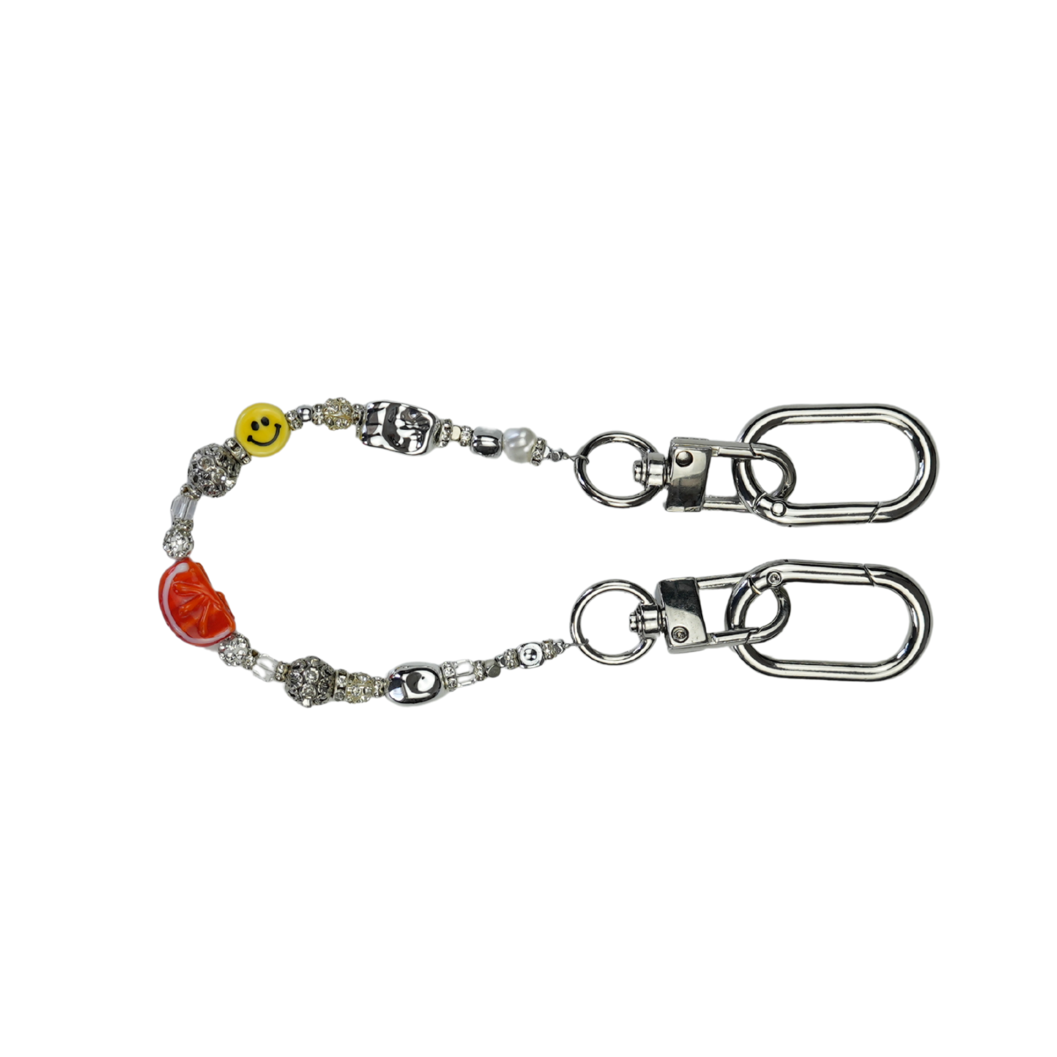 Citrus Smile Murano Esintili Cam İşlemeli Çanta Süsü – LuxCharm (Bag Charm) | Happyangels