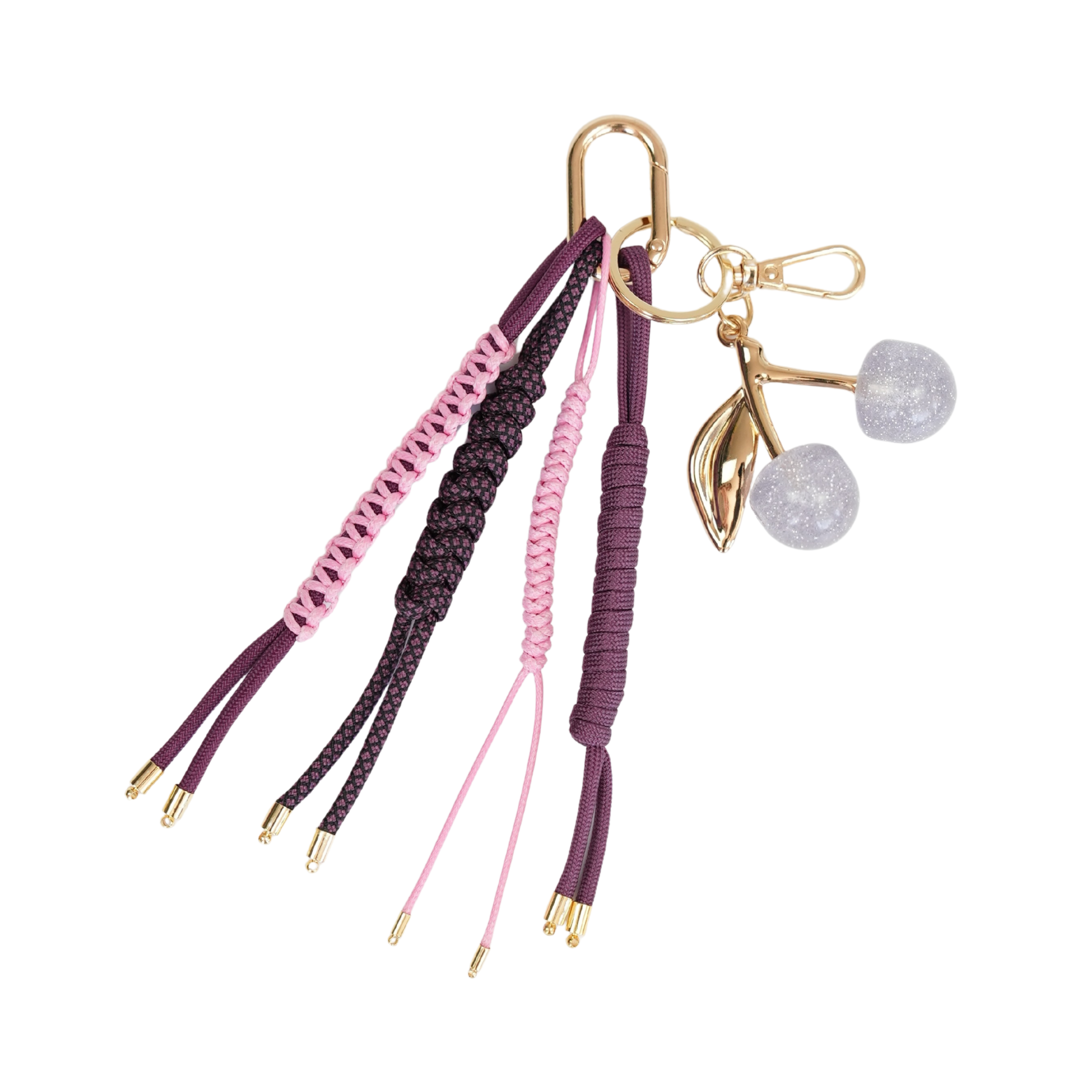 Berry Bloom El Yapımı Örgü Dokulu Çanta Süsü – RopeCharm (Bag Charm) | Happyangels