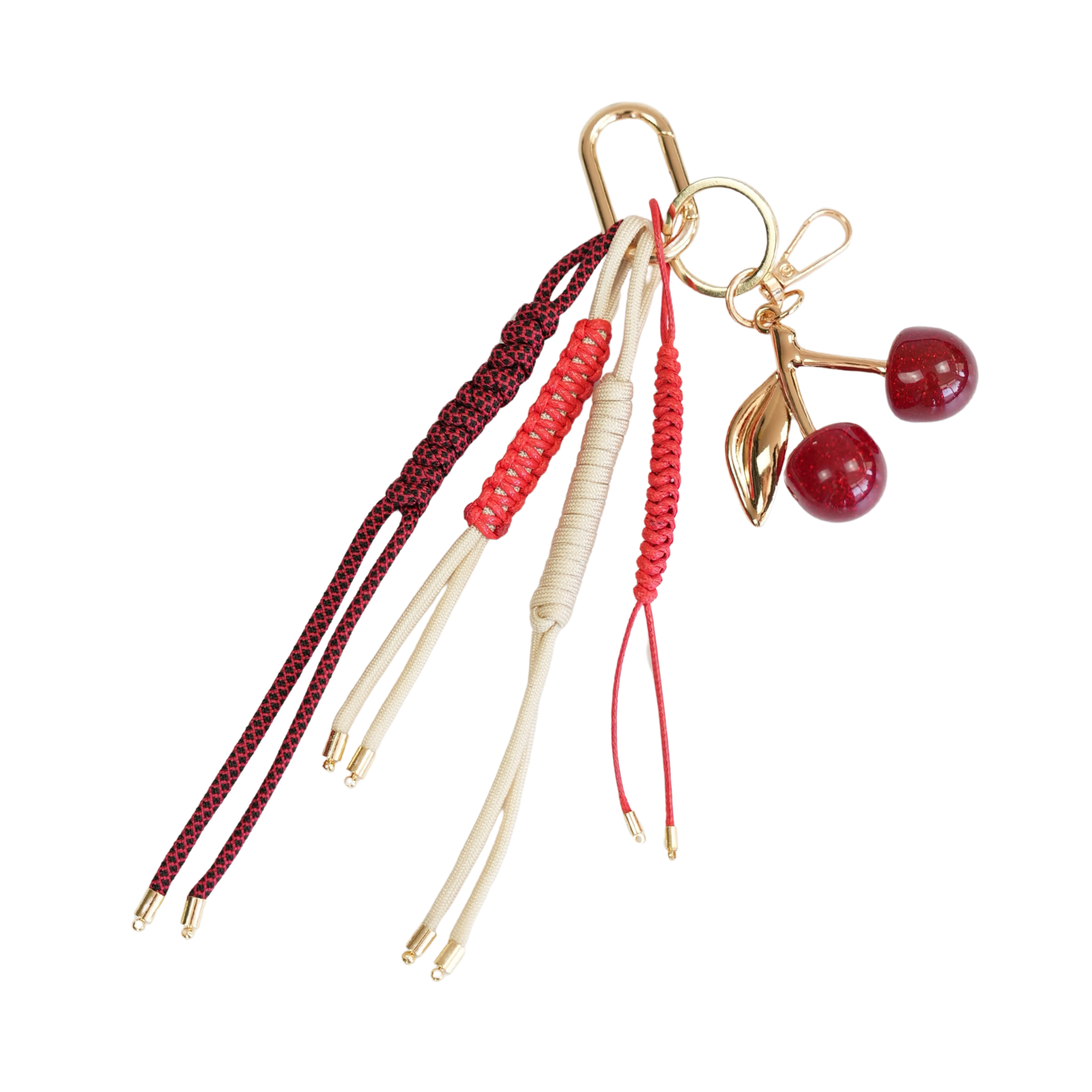 Crimson Loop El Yapımı Örgü Dokulu Çanta Süsü – RopeCharm (Bag Charm) | Happyangels