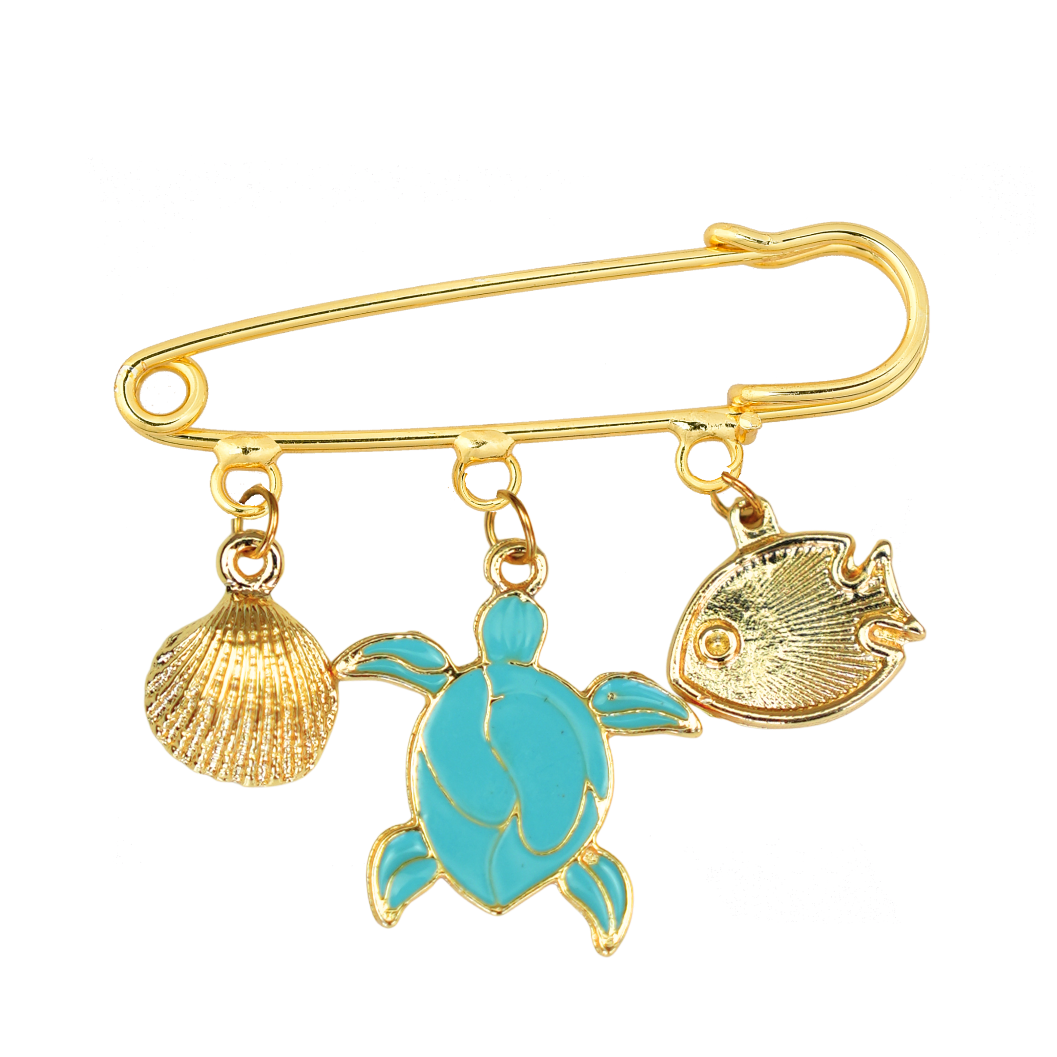 Turtle Venture Çengelli İğneli Giyim & Çanta Süsü – PinCharm (Bag Charm) | Happyangels