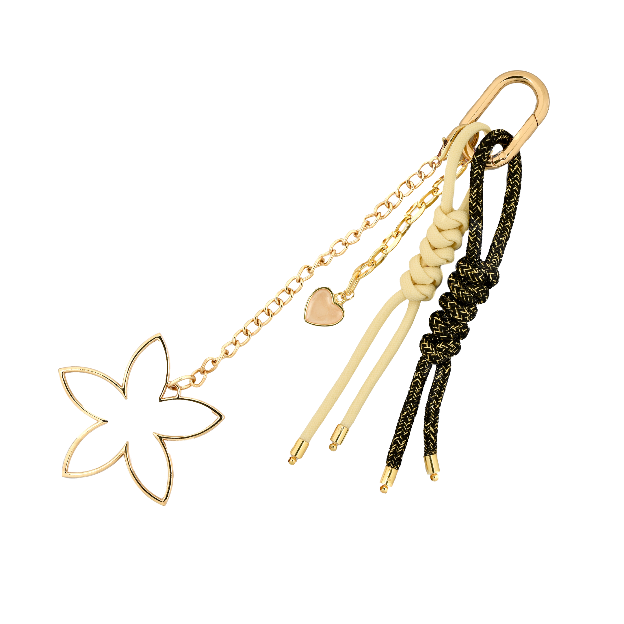 Bloom Line Handmade Knitted Textured Bag Charm – RopeCharm (Bag Charm) | Happyangels