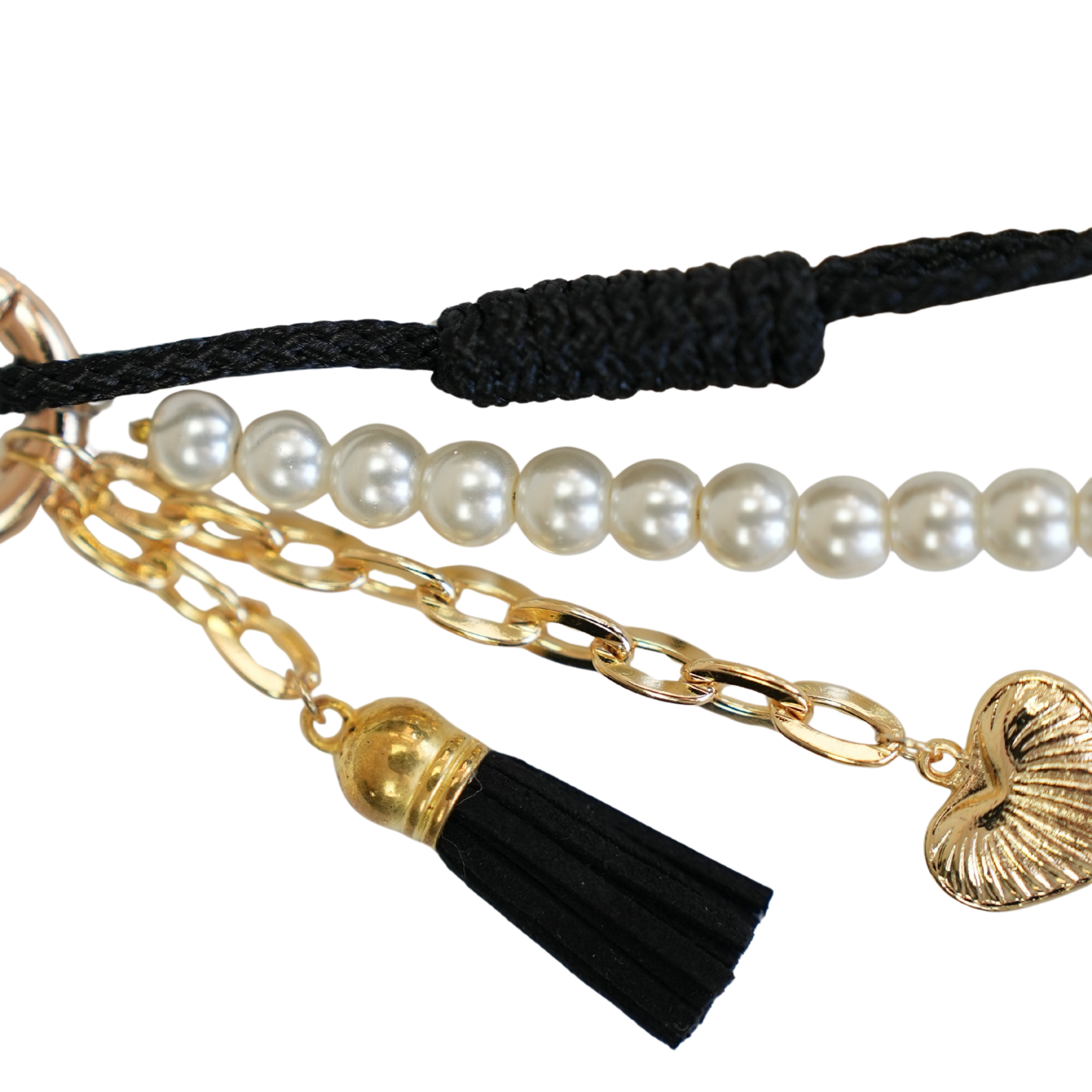 Noir Pearl El Yapımı Örgü Dokulu Çanta Süsü – RopeCharm (Bag Charm) | Happyangels