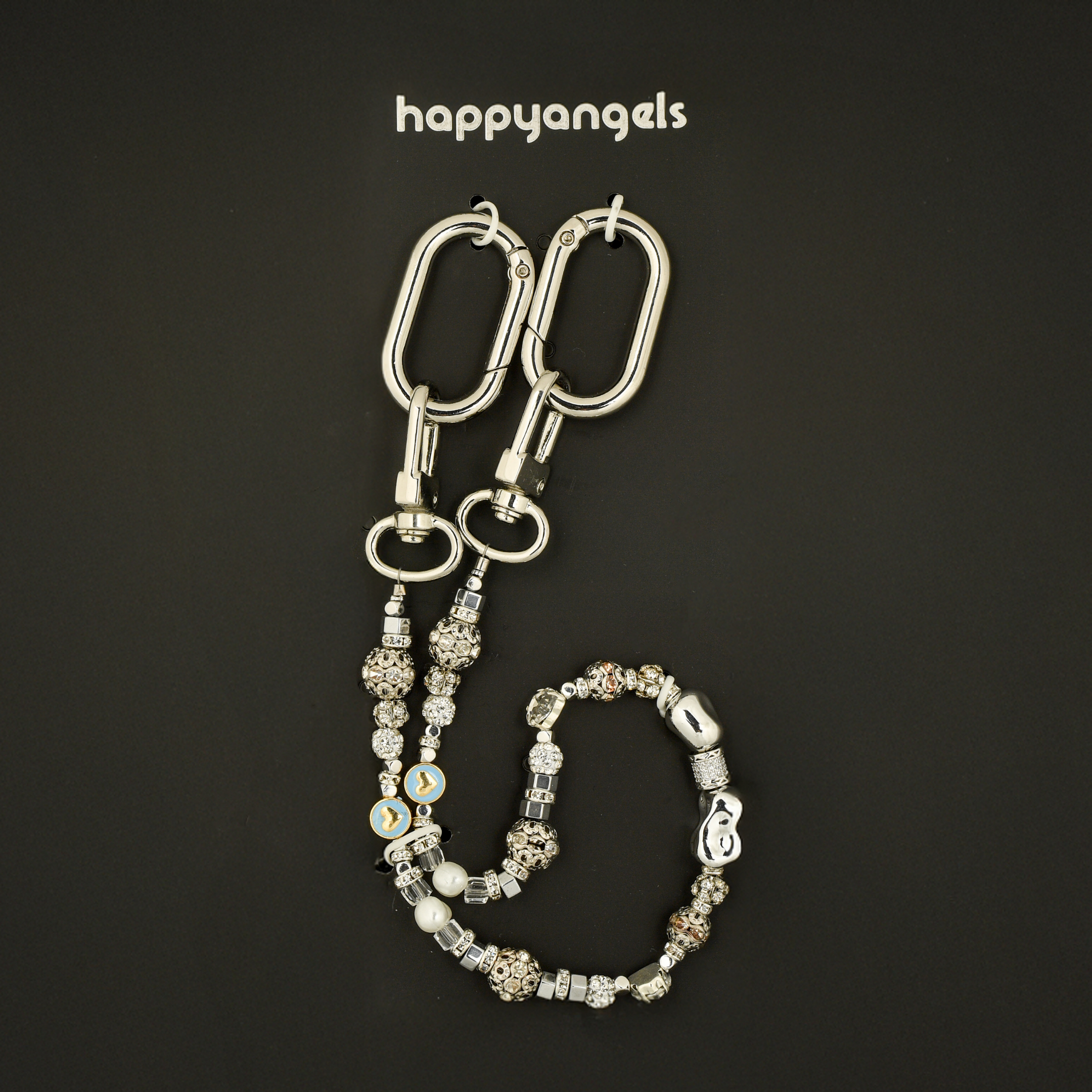 Silver Muse Altın Kaplama Zirkon Taşlı Çanta Süsü – LuxCharm (Bag Charm) | Happyangels