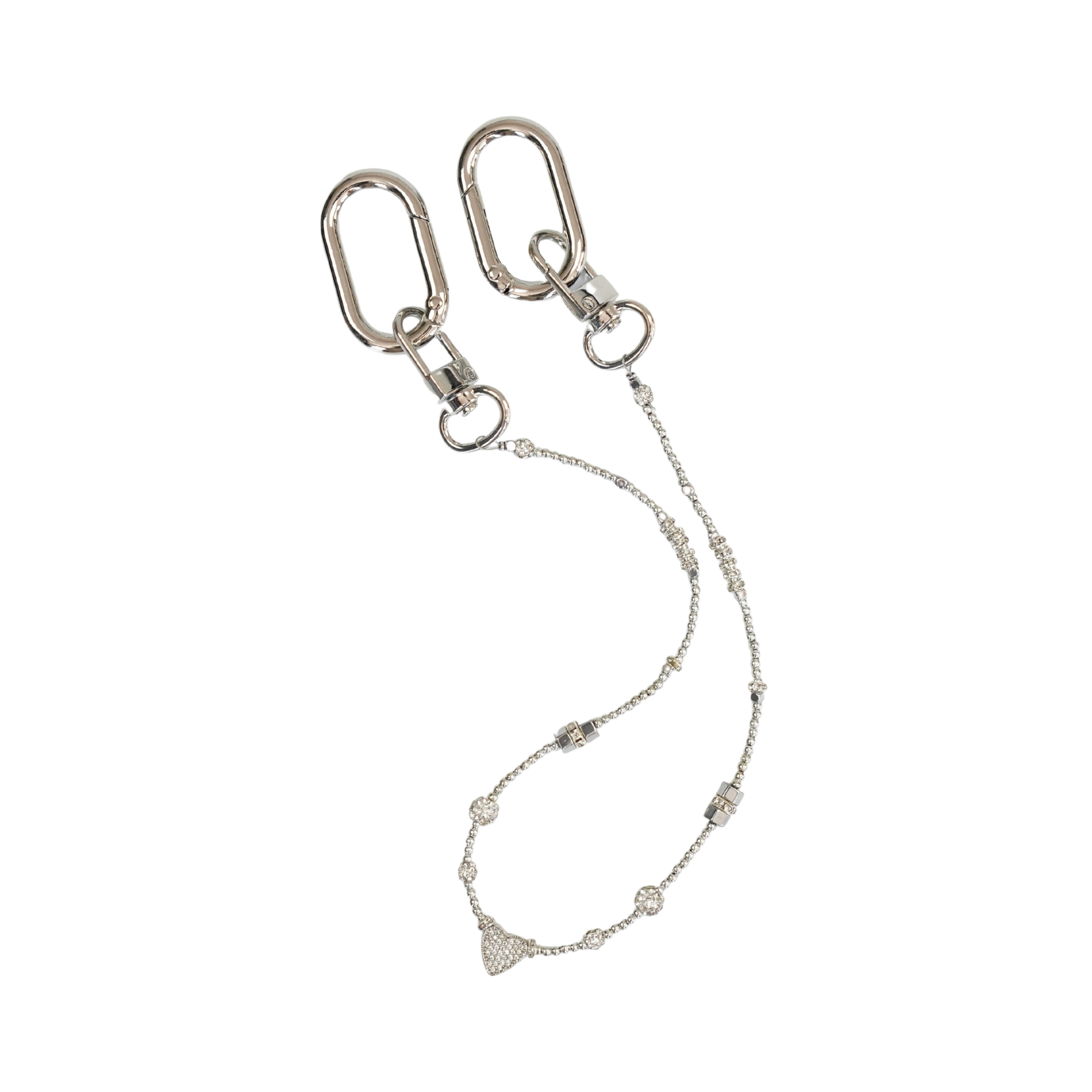 Moon Light Altın Kaplama Zirkon Taşlı Çanta Süsü – ClassicCharm (Bag Charm) | Happyangels