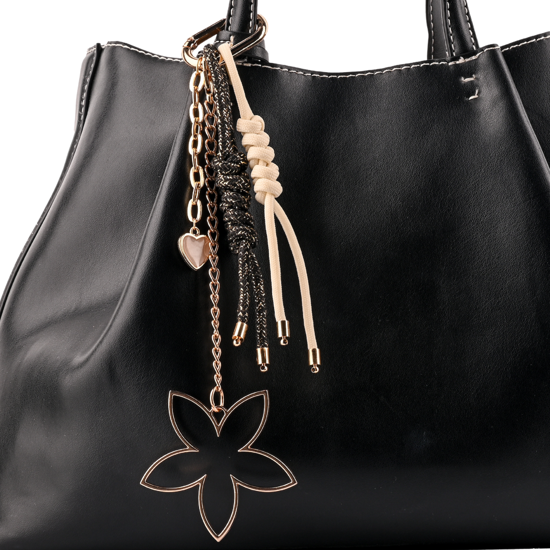 Bloom Line El Yapımı Örgü Dokulu Çanta Süsü – RopeCharm (Bag Charm) | Happyangels
