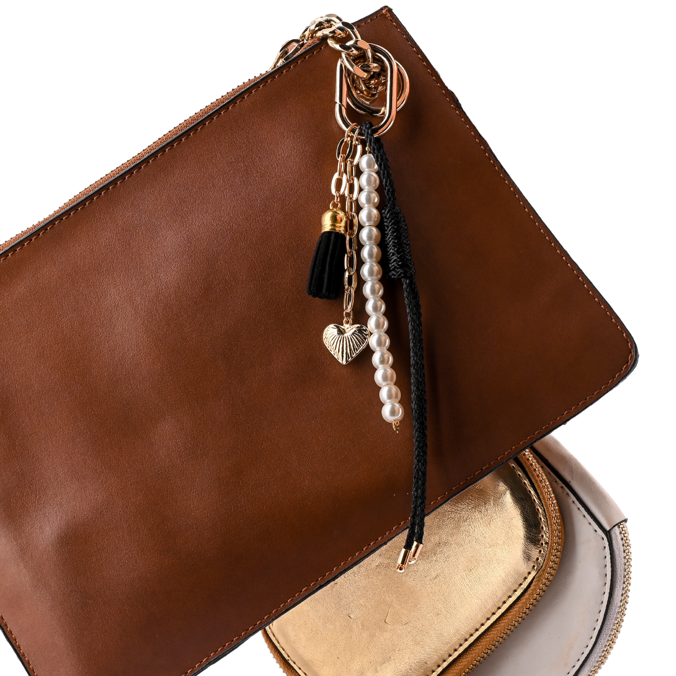 Noir Pearl El Yapımı Örgü Dokulu Çanta Süsü – RopeCharm (Bag Charm) | Happyangels