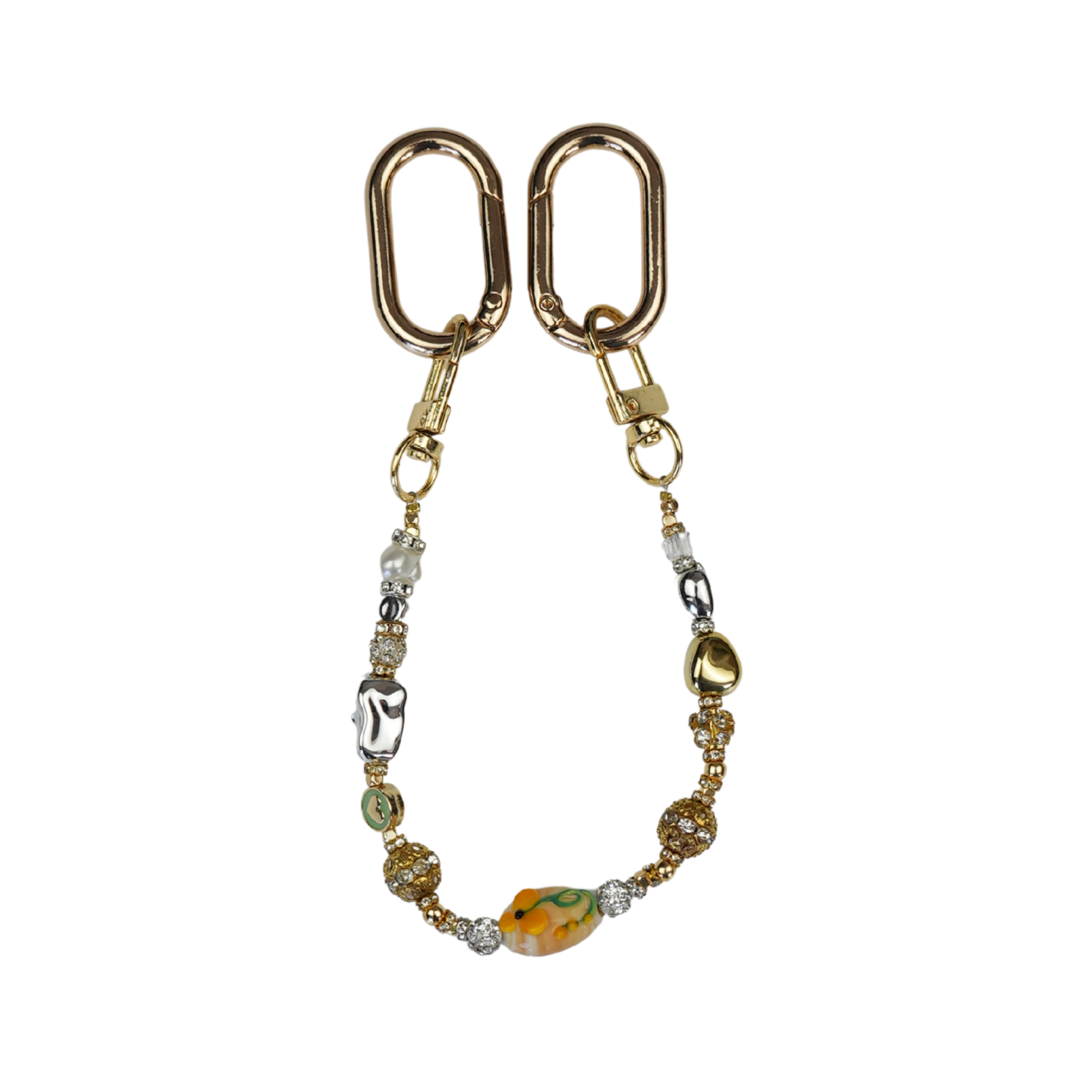 Sun Petal Murano Esintili Cam İşlemeli Çanta Süsü – LuxCharm (Bag Charm) | Happyangels