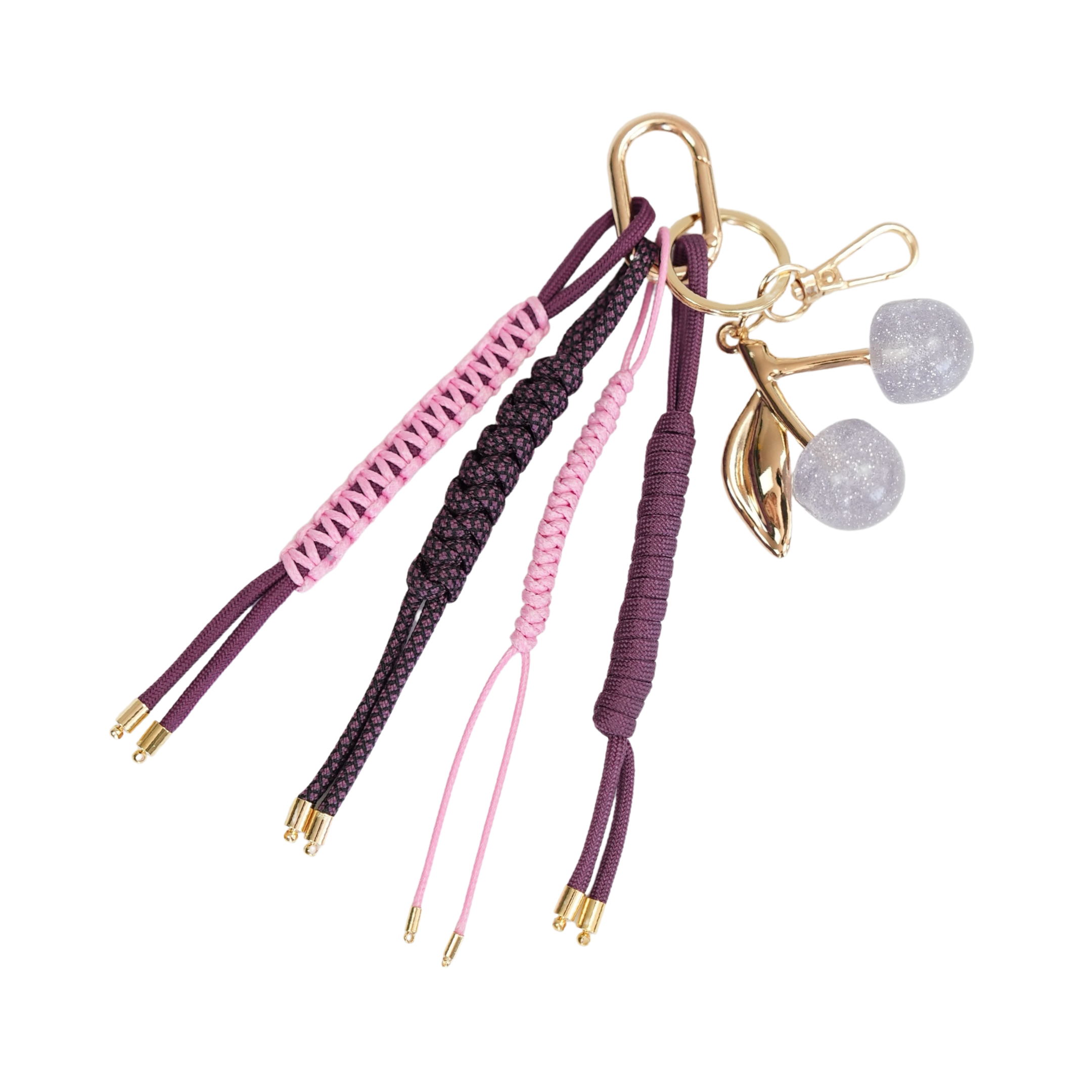 Berry Bloom El Yapımı Örgü Dokulu Çanta Süsü – RopeCharm (Bag Charm) | Happyangels