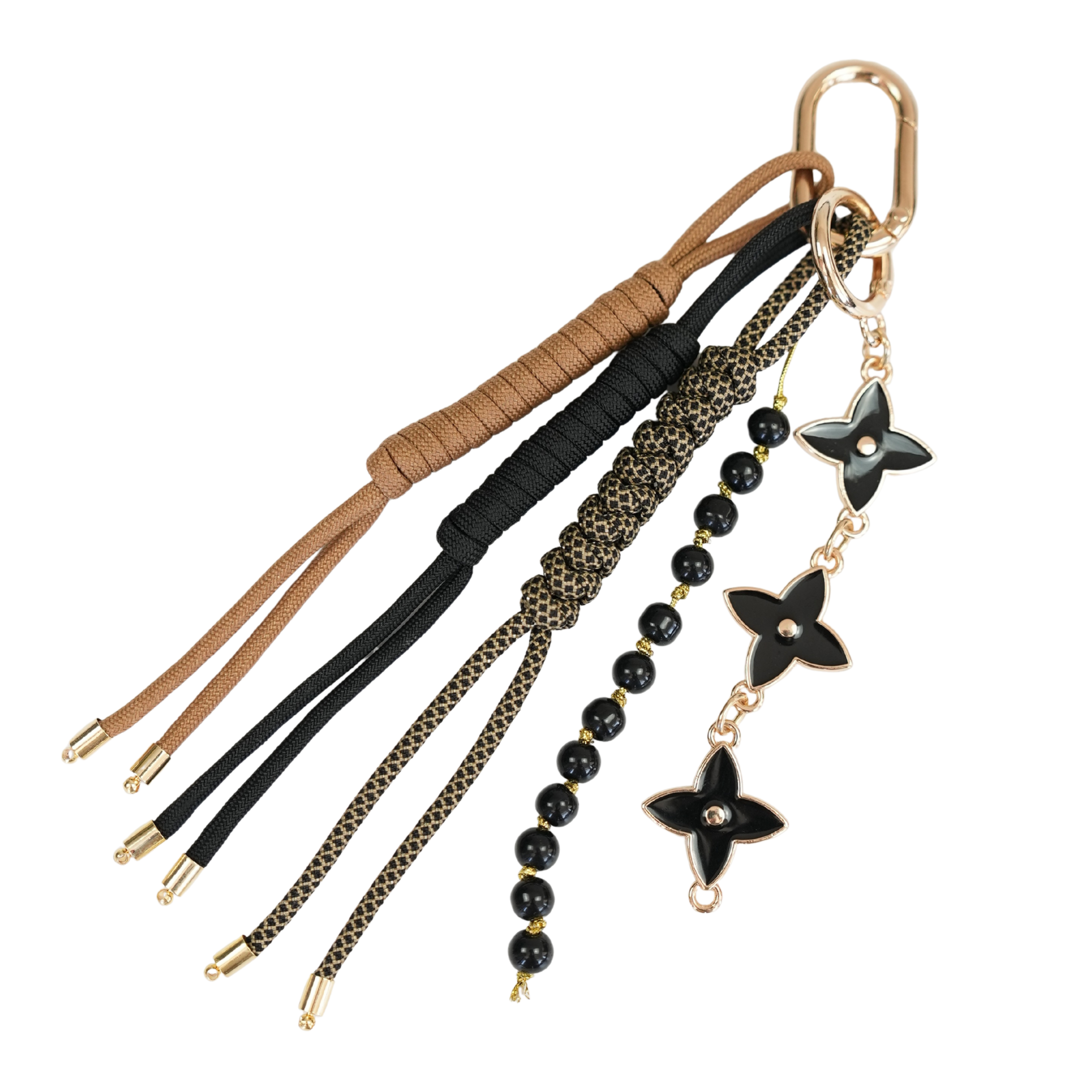 Night Bloom El Yapımı Örgü Dokulu Çanta Süsü – RopeCharm (Bag Charm) | Happyangels