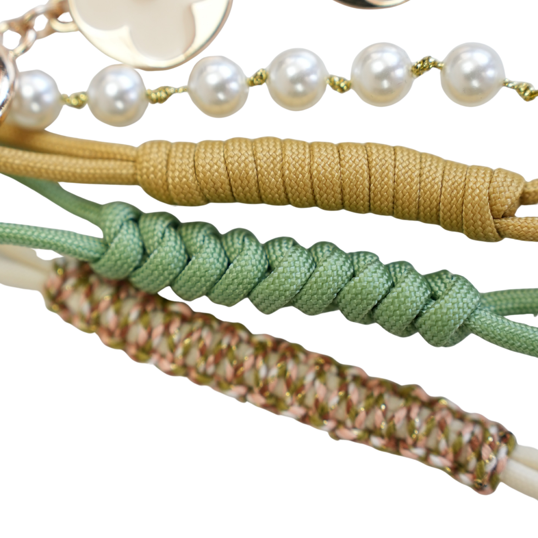 Olive Whisper El Yapımı Örgü Dokulu Çanta Süsü – RopeCharm (Bag Charm) | Happyangels