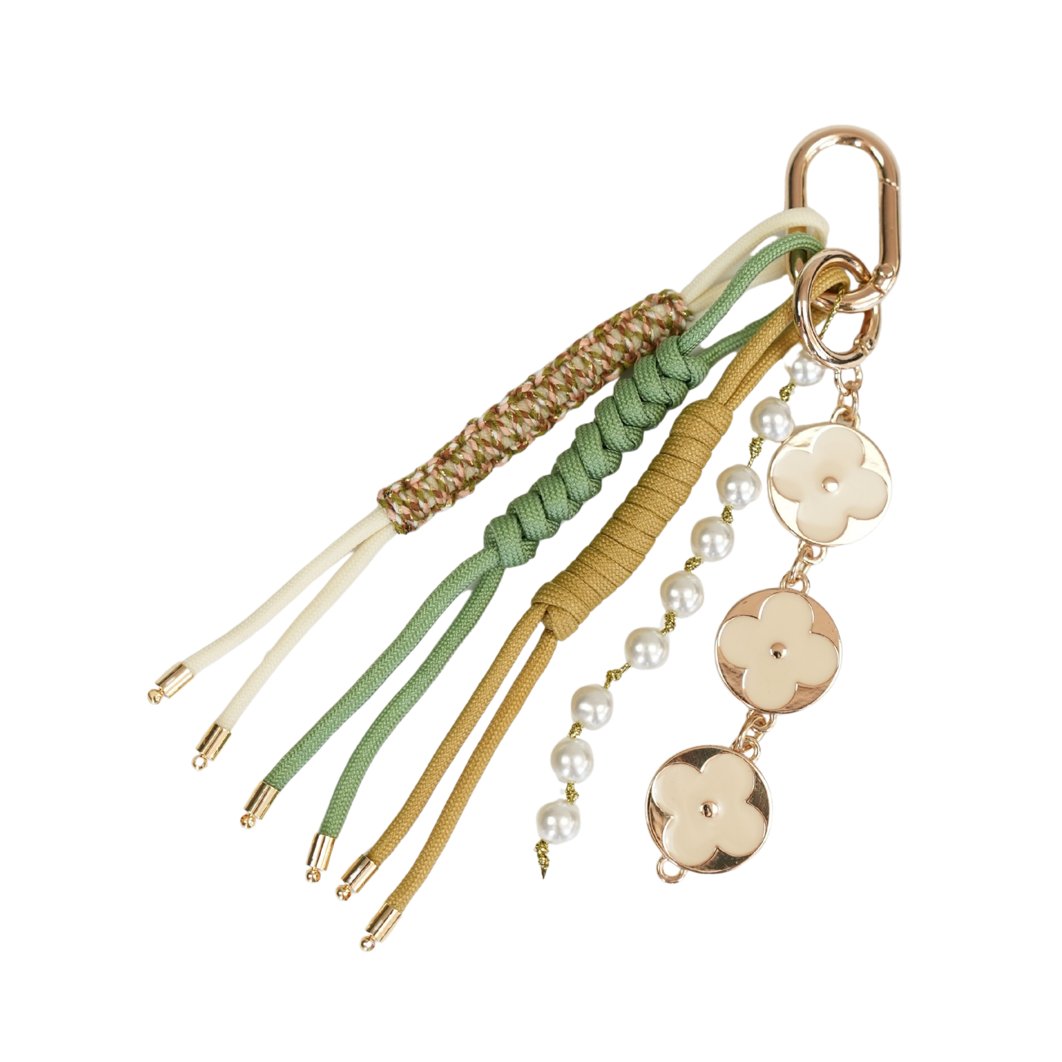 Olive Whisper El Yapımı Örgü Dokulu Çanta Süsü – RopeCharm (Bag Charm) | Happyangels