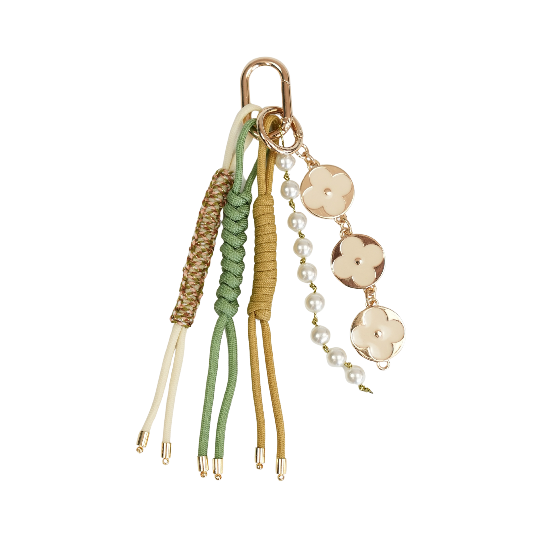 Olive Whisper El Yapımı Örgü Dokulu Çanta Süsü – RopeCharm (Bag Charm) | Happyangels