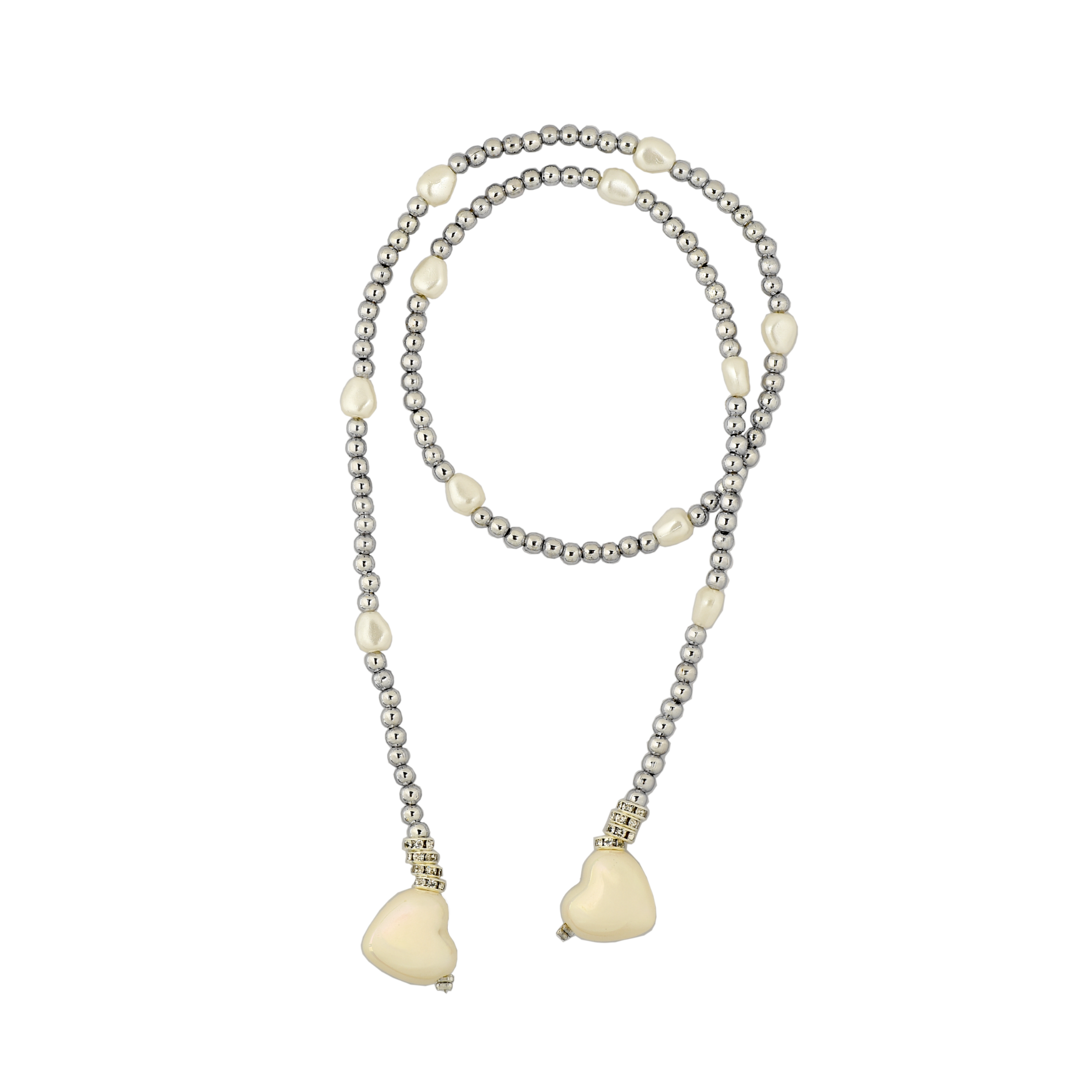 Silver Line Taş & Boncuk İşlemeli Çanta Süsü – WrapCharm (Bag Charm) | Happyangels