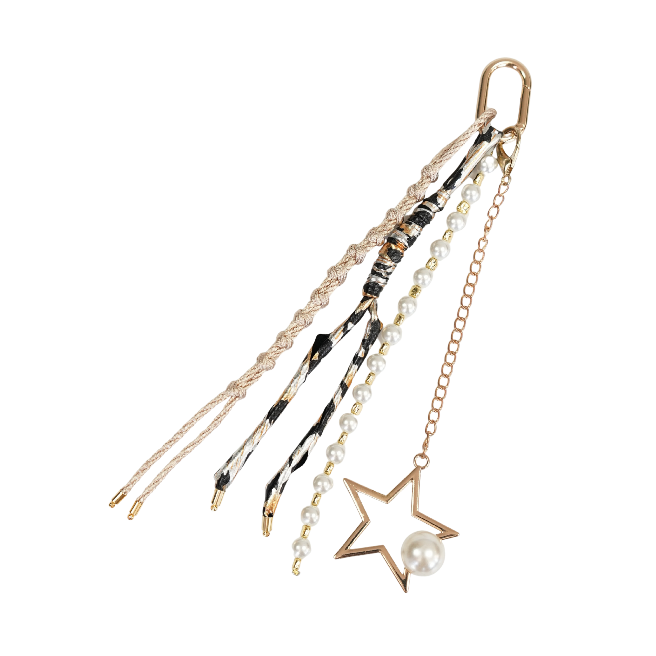 Leopard El Yapımı Örgü Dokulu Çanta Süsü – RopeCharm (Bag Charm) | Happyangels